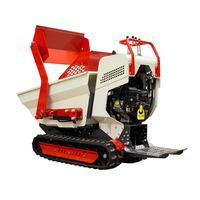 Kostenloser Versand Neuer Mini Kleiner Muldenkipper 500kg Hydraulischer Mikro-Mini-Dumper-Lader