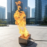 Simulateur de feu au gaz portable avec télécommande et générateur de flamme en acier inoxydable pour les exercices de formation aux extincteurs