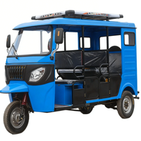 Tricycle taxi africain pour passagers, 6 places, tricycle à 3 roues, moto à 3 roues