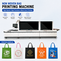 Machine d'impression numérique UV polyvalente pour papier non tissé, toile de jute et sacs à bulles, prend en charge les données variables, 360 dpi, encre écologique
