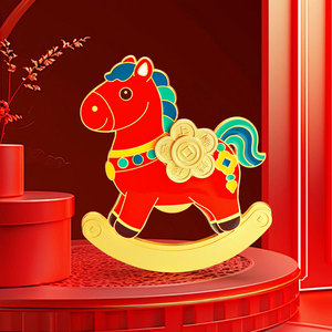 Magnete per Frigorifero e Apribottiglie Anno del Cavallo, Design Cartoon, Decorazione Magnetica Personalizzata per la Casa - Product Image 2