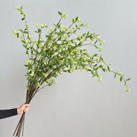 Nouveau produit L-R201 en gros : Arrangement floral artificiel Spiraea Saule des neiges pour mariage, décoration de bureau et centre de table