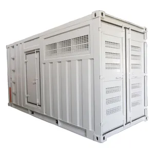 Industriële 2Mw 5Mw 5mva Stille Diesel Generatoren Gecontaineriseerd Met Auto Start 400V 110V Open Frame 1500Rpm 1Mw Geluidloos