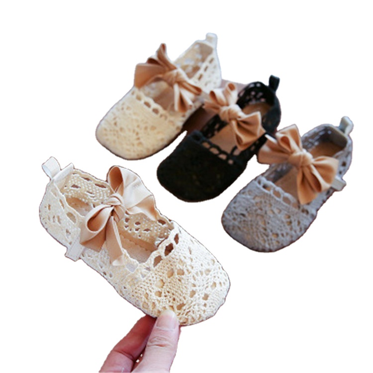 Новый дизайн, повседневные туфли для девочек с кружевом и бантом, детские туфли на плоской подошве, детские танцевальные туфли для девочек WM778