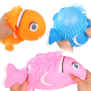 Juguete Antiestrés con Luz LED Intermitente de Dibujos Animados, Pelota de Felpa para Aliviar la Presión, Juguetes para Apretar para Niñas - Product Image 1