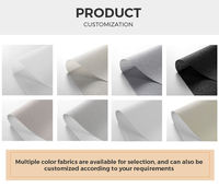 Stores enrouleurs horizontaux motorisés électriques intégrés ZigBee Tuya Smart, occultants, imperméables, durables, en polyester, pour hôtel et bureau