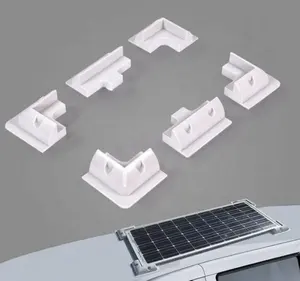 RV phụ kiện ABS bảng điều khiển năng lượng mặt trời gắn khung Bộ dụng cụ góc gắn kết cho RV
