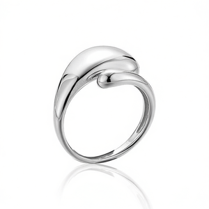 Amy Amy Fashion <b>Ring</b> A0054 Stainless Steel Cocktail <b>Ring</b> Modern Style Women's Jewelry Gift Daily Wear 925 <b>Silver</b> Plated - Product Image 3