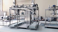 Machine de remplissage aseptique de lait de jus de fruits Machine de remplissage automatique pour la pâte de tomate Machine de remplissage de grands sacs