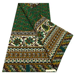 ผ้าแอฟริกันแว็กซ์คอตตอนแบบขายส่ง 6 หลา ผ้าลอนคลอธแอฟริกัน ผ้าแองการา ผ้าพิมพ์ลายแอฟริกันแท้ สำหรับตัดเย็บเสื้อผ้า - Product Image 5