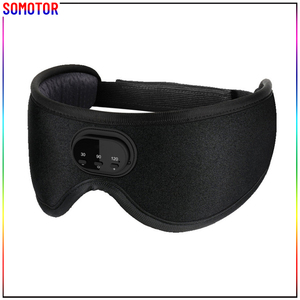 หน้ากากปิดตาฟังเพลงไวท์นอยส์ ผ้าไหมนม วัสดุ 3 มิติ ปิดกั้นแสงได้ดี หน้ากากนอนหลับอัจฉริยะบลูทูธ - Product Image 1