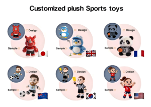 <strong>Plush</strong> <strong>Toys</strong> Deep Customization Appearance Size OEM/ODM Soccer Themed Mascot <strong>Plush</strong> <strong>Keychains</strong> <strong>Toys</strong> - Product Image 6