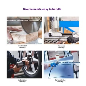 Compresseur d'air industriel silencieux et portable de 0,75 kW, haute pression 380 V, anti-usure, pour réparation de pneus, lubrifié - Product Image 6