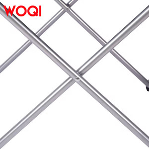 เก้าอี้พับกลางแจ้ง Woqi พร้อมพนักพิงสูงและเบาะนุ่มสำหรับตั้งแคมป์และตกปลา เก้าอี้เหล็กทรงสี่เหลี่ยม 50x50x80 - Product Image 1