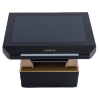 CITAQ Windows Desktop POS Écran tactile 9,7 pouces avec imprimante thermique Caisse enregistreuse Intel Celeron J3455 Garantie de 3 ans