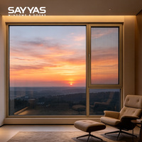 Ventanas Sayyas GR110 con Aislamiento Térmico, Ventanas de Aluminio de Triple Panel con Bajo Contenido Energético y Argón para Hogares de Lujo Sostenibles