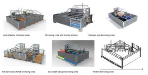 กรงคลอดสุกรแบบขายส่ง สะดวกสบาย - Product Image 6
