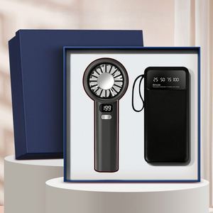 Ensemble Cadeau Électronique Personnalisé : Ventilateur et Batterie Externe 2-en-1 avec Logo et Couleurs sur Mesure pour Entreprises - Product Image 3