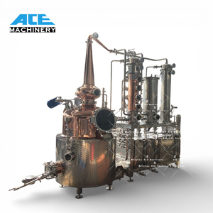 Équipement de distillation de malt simple en cuivre de 3000L pour la production de whisky écossais - Product Image 1