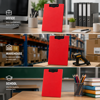 Porte-documents pliable A4 avec logo personnalisé, planche à écrire portable avec clip robuste pour le bureau, l'école, l'entrepôt