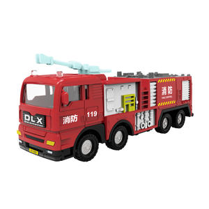 Camion de pompiers jouet pour enfants avec échelle d'accès - Matériaux TPE et silicone, taille 22 cm, résistant aux chutes pour garçons - Product Image 3