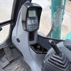 Excavadora KOBELCO SK75 Usada, Color Verde, con Orugas y Cabina - Product Image 2
