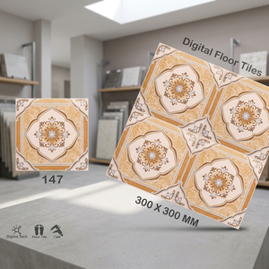 กระเบื้องปูพื้นเซรามิก Vistaar Brand Garden Look ขนาด 300x300 มม. ผิวเคลือบเงา ดีไซน์กันลื่น สำหรับตกแต่งภายในห้องครัว - Product Image 2