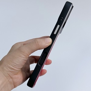 Custodia per cellulare A9 di lusso con bordo sfumato metallizzato <span class=keywords><strong>a</strong></span> contrasto per 18/17 Pro, materiale scanalato interno/esterno 360 - Product Image 3