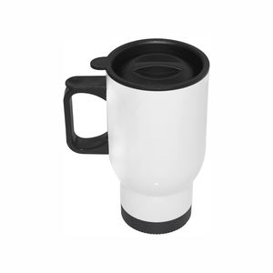 Vaso Térmico de 14 oz para Sublimación, Blanco, Personalizable, Venta al por Mayor, Taza de Café para Auto, Taza de Viaje de Acero Inoxidable - Product Image 1
