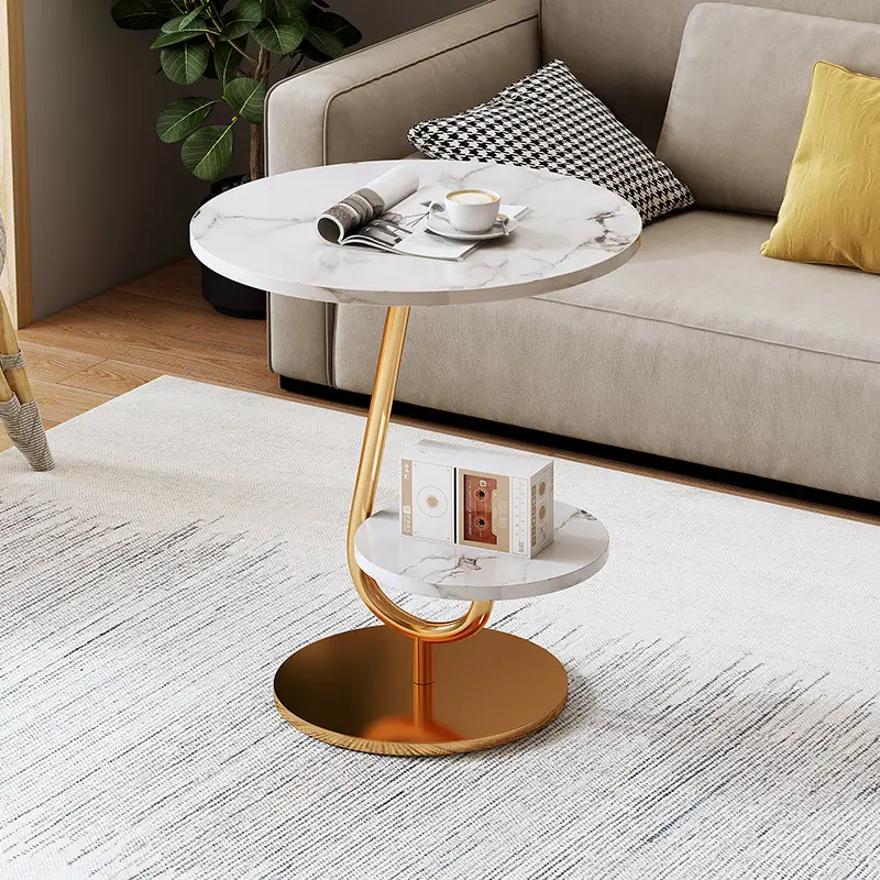 طاولة جانبية حديثة على شكل حرف C طاولة جانبية على شكل حرف C لغرفة المعيشة وغرفة النوم خزانة أرائك، زاوية طاولة قهوة صغيرة