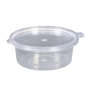 Disposable Sauce <b>Container</b> With Lid Round Leak Proof For <b>Takeaway</b> Food - Product Image 2