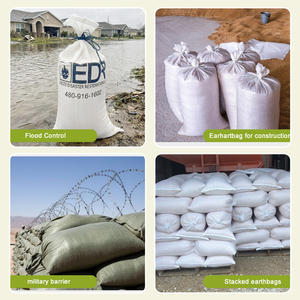 26'x14' Yüksek Kaliteli Dayanıklı Dokuma 25kg Boş Kum Torbaları Yırtılmaya Dayanıklı PP %1-2 UV İşlemli Volstar Dış Mekan Kullanımı İçin - Product Image 4