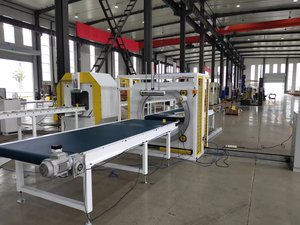 <b>Small</b> Aluminum Profile Orbital Horizontal Pallet Stretch Wrapping Machine /High Performance Horizontal Shrink Wrapping Machine - Product Image 5