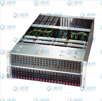 En stock SQC612-8GPU système Barebone à double prise Station de travail Serveur AI Apprentissage en profondeur Tour de montage en rack