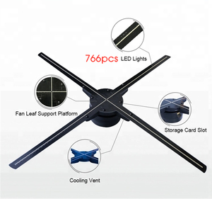 65CM Giá Tốt Hot Phổ Biến Thiết Bị Quảng Cáo Hologram 3D <span class=keywords><strong>LED</strong></span> Fan Hiển Thị Trong Không Khí 3D Hologram Fan - Product Image 1