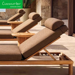 Chaise Lounge para exteriores de gama alta, muebles de exterior con cojines impermeables, tumbonas, chaise de ocio, Patio, <span class=keywords><strong>piscina</strong></span>, tumbona - Product Image 2