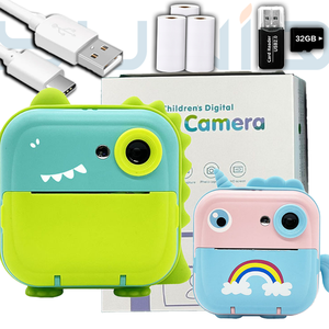 Yuniq <strong>Kids</strong> <strong>Real</strong> HD Digital <strong>Camera</strong> for Children 1080P Video Print Thermal <strong>Camera</strong> Fun Educational Toy Gift Boys Girls Q5 MicroSD - Product Image 1