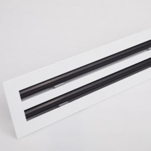 Modern 6''x4'' Alüminyum Alaşımlı Lineer Kanal Tipi Difüzör 2 Kanallı HVAC Standart Havalandırma Kanalı ve Izgarası Şık Tasarım - Product Image 1
