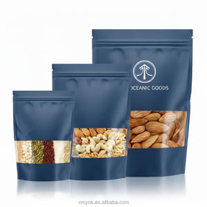Sachet refermable à fermeture éclair transparent à haute barrière pour graines <span class=keywords><strong>de</strong></span> sésame noir torréfiées, qualité alimentaire, homologué FDA, faible MOQ, personnalisable - Product Image 1