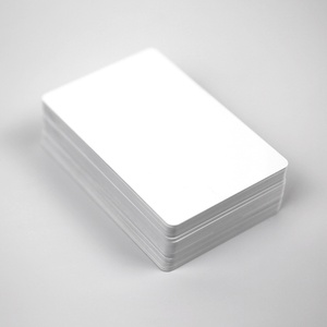 YTS Factory Price PVC Waterproof Plastic Gift Membership White Sublimation <b>Blanks</b> Card - Product Image 2