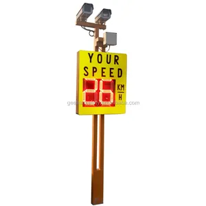 China Variable Measuring Traffic Warning Signs Radar Speed Limit Display Board Led Solar Rader Speed Sign