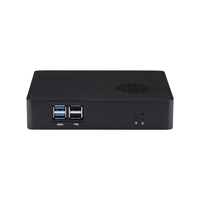 Qotom Q405S Dual Core Smart Dual HD PC de escritorio sin ventilador Mini PC para Windows 7 8/10 OS