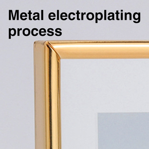 Gấp hình ảnh khung ảnh hai mặt quan điểm kính kim loại mạ điện nhôm hôn nhân sáng tạo Retro nhôm - Product Image 3