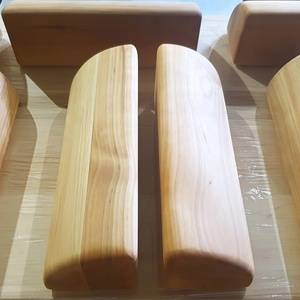 Bloc de soutien en bois demi-rond pour le yoga, pour maintenir l'équilibre dans <span class=keywords><strong>les</strong></span> postures de yoga, briques de yoga en liège naturel, briques de yoga en bois durables - Product Image 4