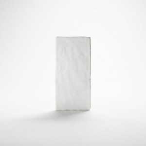 Piastrella Bianca Brent 7,5 X 15 Cm, Spessore 9 Mm, Finitura Lucida, Bordi Irregolari - Product Image 1
