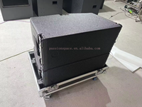 Sistem Speaker Line Array Profesional Audio Plastik HHDL 200Dual 10-inci Berdaya Tinggi Aktif untuk Panggung