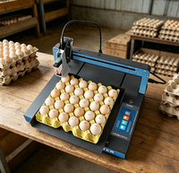 Máquina de Marcado por Inyección de Tinta de Alta Velocidad para Huevos, Dispositivo de Codificación Portátil para Huevos de Pato y Gallina, Estampado de Fecha y Logotipo en Cuero, Tarjetas y Materiales Flexibles, Nuevo