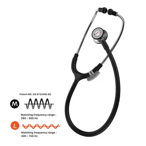 Support Customized Services Patented Technology Dual Frequency Generic Double Head Stethoscope