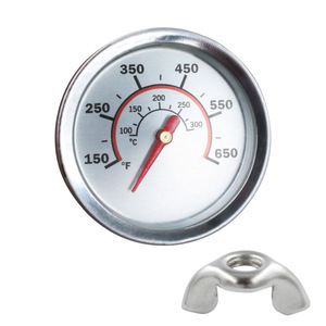 Termómetro de Acero Inoxidable para Barbacoa, 100-300°C, Medidor de Temperatura para Asar y Hornear al Aire Libre - Product Image 1