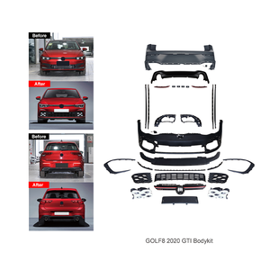 Kit de parachoques trasero para coche, montaje usado para <span class=keywords><strong>GOLF8</strong></span> 2020, actualización <span class=keywords><strong>GOLF8</strong></span> 2020 GTI Series - Product Image 2